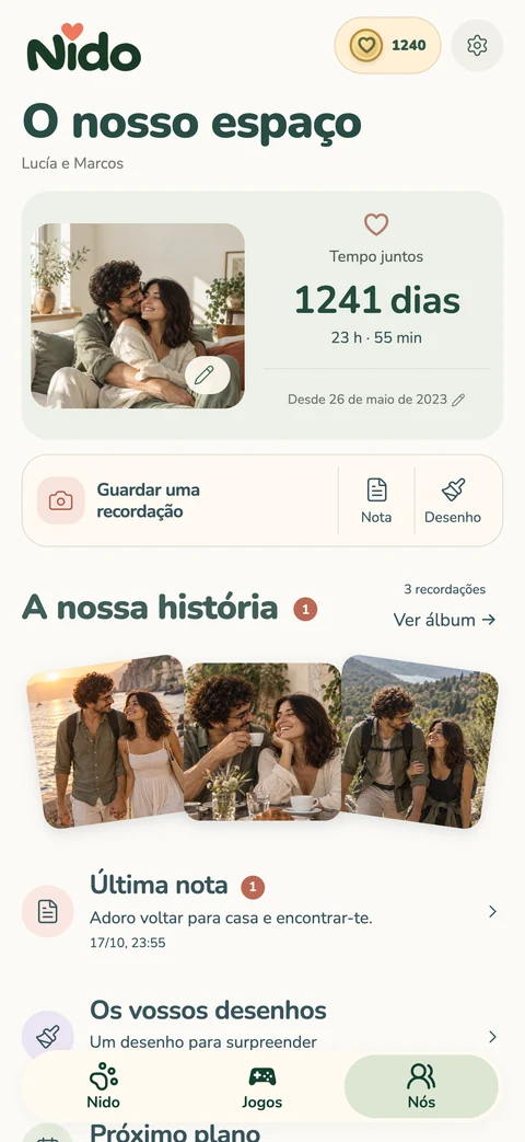 Nido — Memórias
